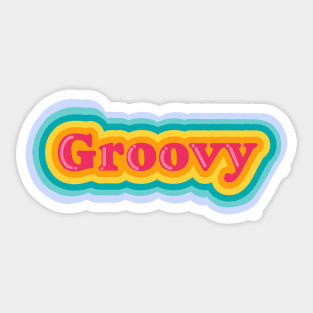 Funkphonic Retro Reverb Groovy Graphic Sticker